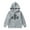 AB536 Grey, variant on Tisuna Kids Hoodies Girls Fashion Letter Print Hoodie With Kangaroo Pocket Teen And Youth Sports Casual Long Sleeve Pullovers Size 2-3 Years