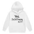 thumbnail image 3 of Hienoo Big Girls Hoodie Set Letter Print Hooded Sweatshirt Sweatpants Outfit Sweatsuit, 3 of 6