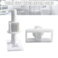 Plastic Toilet Seat Repair Kit Hinges Bottom Fitting Bathrooms y1u