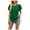 Green, variant on Aoochasliy Womens Blouses Short Sleeve Casual Sexy 2023 Summer T-Shirt Cutout Tunic Ruffle Sleeve Top Blouse
