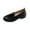 Black, variant on CHGBMOK House Slippers for Woman Fashion Casual Spring and Summer New Flat Heel Non-Slip Soft-Soled Leather Shoes,Sizes 36-43