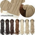 thumbnail image 1 of Benehair Clip in Ponytail Extensions for Women Wrap Around Long Thick Straight Curly Hairpiece, 1 of 13