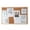 Brown, variant on Cork Board Set - Bulletin Corkboard 16 x 12 inch Framed- Small Wall Hanging Message Memo Pin Tackboard Organizer for Home, Office, Desk and Cubicle