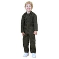 thumbnail image 4 of Toptie Kid's Coverall for Boys Mechanic Christmas Halloween Suit Costume Flight Suit-White-4/5Y, 4 of 8