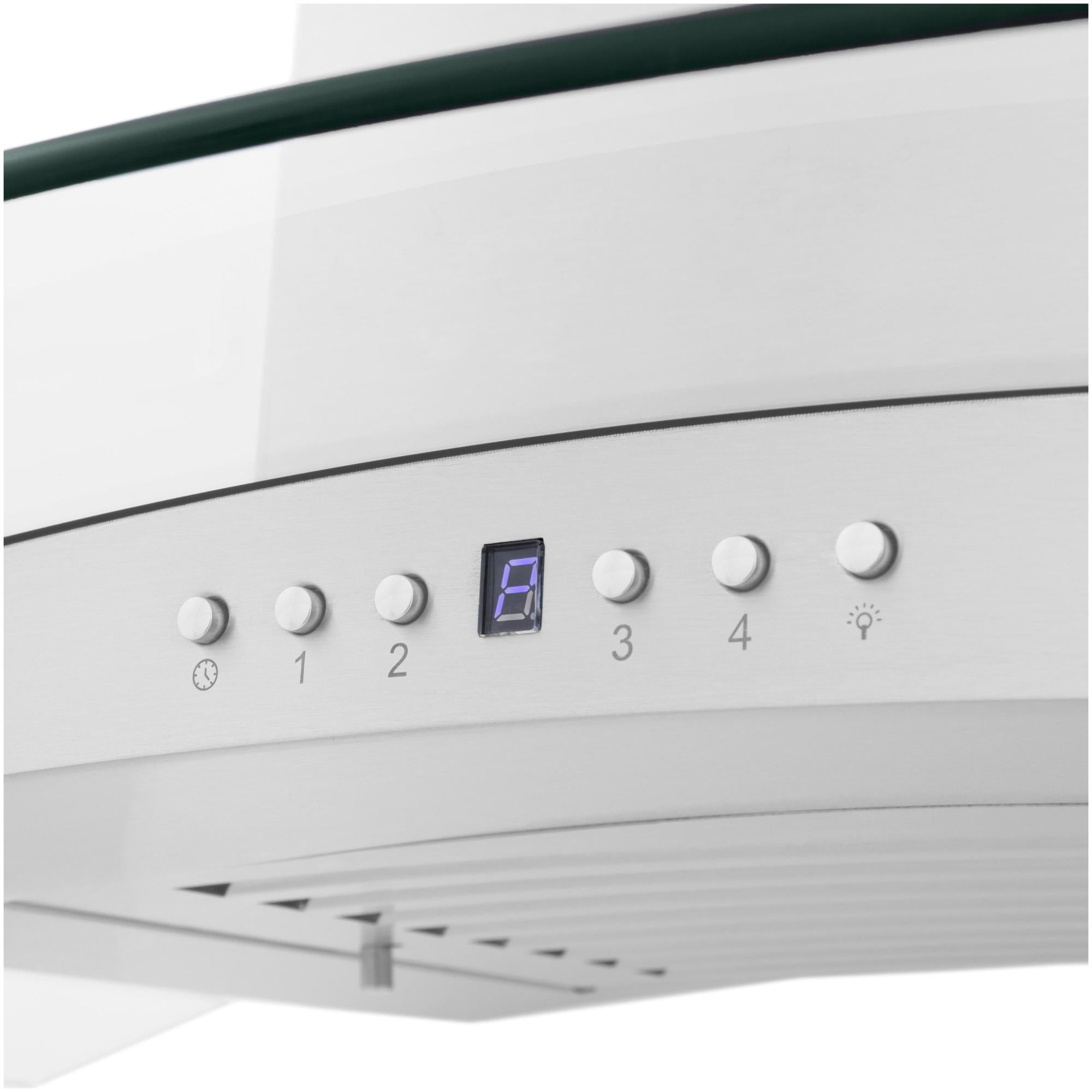ZLINE 48 in. Wall Mount Range Hood in Stainless Steel & Glass (KN4-48)