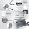 thumbnail image 3 of Bingirl Stainless Steel Commercial Deep Fryer 11 L-Countertop Electric Oil Fryer with Detachable Basket and Lid Adjustable Temperature Control for Home and Restaurant Use with Single Basket, 3 of 6