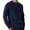 Blue, variant on Pullover Sweaters for Men Long Sleeve Relaxed Fit Casual Crewneck Knit Sweater Fall Winter Clothes