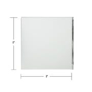 National Artcraft 1 Square Glass Mirror Mosaic Tiles for Crafts, Home Dcor, Lace and DIY Projects - (50/Box)