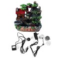 thumbnail image 1 of Home Ornament,Small Rockery Water Desktop Desktop Fountainwith Light Waterfall Decor Dependable Performance, 1 of 13