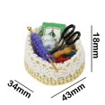 thumbnail image 3 of 1 12 /1 6 Dollhouse Miniature Scene Model Knitting tools Pretend Play Toy, 3 of 6