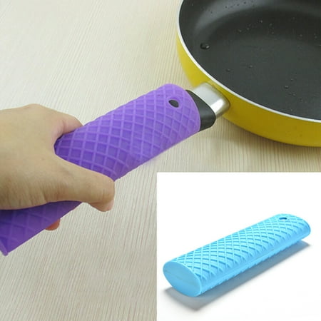 

Silicone Pot Pan Handle Saucepan Holder Sleeve Slip Cover Grip Kitchen Utensils