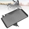 thumbnail image 1 of Motorcycle Radiator Grille Guard Protective Cover, Easy Installation Aluminum Alloy Radiator Grille Cover Protector  for NX400 NX500 2022 To 2024 Black, 1 of 7