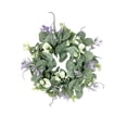 thumbnail image 2 of Guirnalda de flores artificiales para decoración de primavera y verano, guirnalda de plástico multicolor de 12.5 pulgadas para puertas, ventanas, paredes, uso en interiores y exteriores., 2 of 7