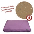 thumbnail image 4 of Majestic Pet | Solid Shredded Memory Foam Rectangle Pet Bed For Dogs, Removable Cover, Lilac, Small, 4 of 5