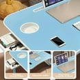 thumbnail image 5 of Laptop Bed Desk – Portable Foldable Lap Desk with Storage Drawer & Cup Holder for Bed, Couch, Working, and Reading, 5 of 14