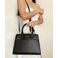 thumbnail image 3 of Kate Spade Madison Medium Top Zip Satchel Crossbody Black Saffiano Leather, 3 of 4