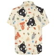thumbnail image 4 of Chococat Men's Hawaiian Shirts Short Sleeve Button Down Casual Shirts Summer Tropical Aloha Beach Shirts, 4 of 7