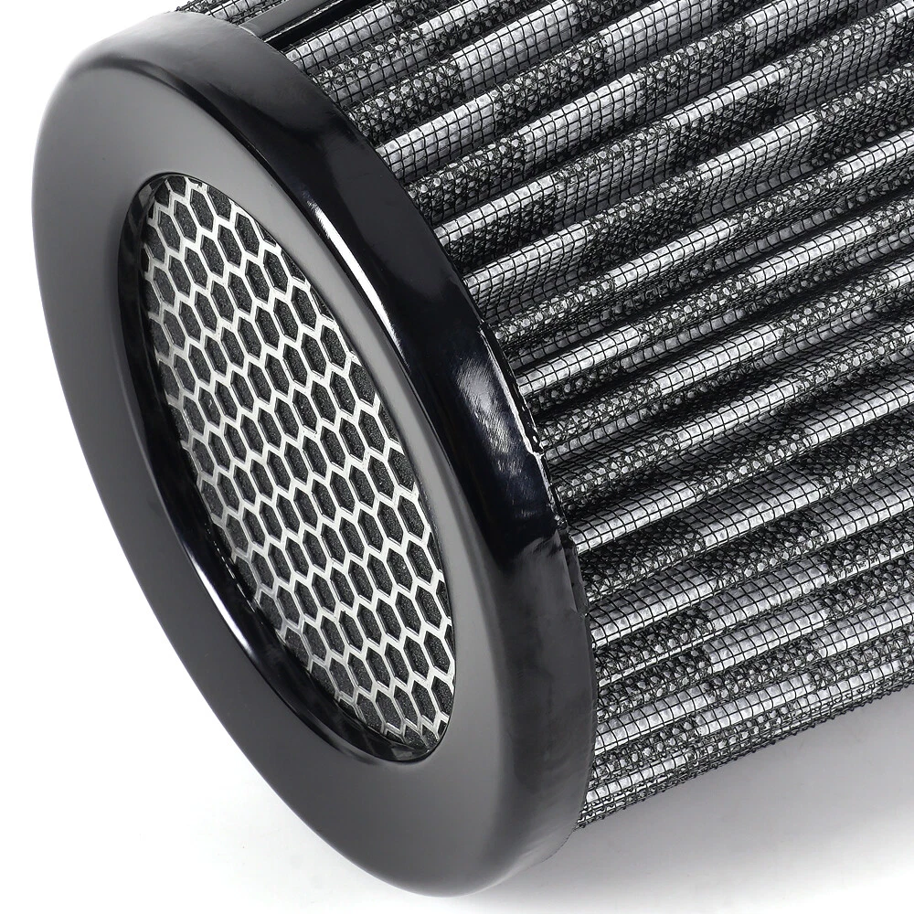 3" High Flow Inlet Cold Air Intake Cone Replacement 76mm Dry Air Filter