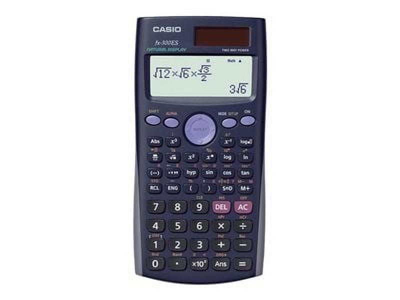 Casio FX 300ES Scientific Calculator with 249 Built in Functions Black Walmart
