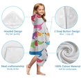thumbnail image 7 of Colorful Funny Dachshund Hooded Bath Towel，50"x30" for Ages 3 To 12 Kids, Quick Dry Lightweight Soft Microfiber Hood Beach Towel Cover Up for Kids, 7 of 7