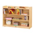 thumbnail image 2 of Adjustable Mobile Classroom Bookshelf with Lip, 2 of 5