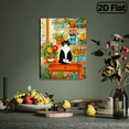 thumbnail image 5 of 500 pieces of vertical paper jigsaw puzzle -温馨花房猫咪， size 15*20.5 inches., 5 of 10