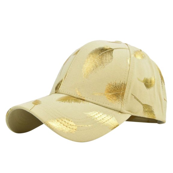 Yanyanz Sun Visors for Women, Mens And Womens Outdoor Gold Fashion Casual Caps Travel Holiday Sports Baseball Caps, visors for women Khaki One Size