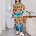 thumbnail image 5 of Luca 2 Piece Outfits Hoodie Sweatsuits Set Sweatpants Long Sleeve Sweatshirt Matching Joggers Tracksuit Sets, 5 of 7