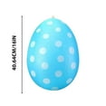 thumbnail image 4 of XEOVHV Inflatable Easter Eggs Decorations with Hand Pump Easter Inflatables Outdoor Decorations Easter Egg Yard Kids Toys Colorful Egg Ornaments for Yard, Lawn, Garden, Party （Blue,16 Inch ), 4 of 9
