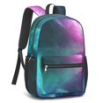 thumbnail image 2 of Colorful Starry Sky and Universe 17" School Backpacks for Teens,Waterproof Oxford Fabric,S-Shape Padded Straps for School,Travel,Hiking,Camping, 2 of 6