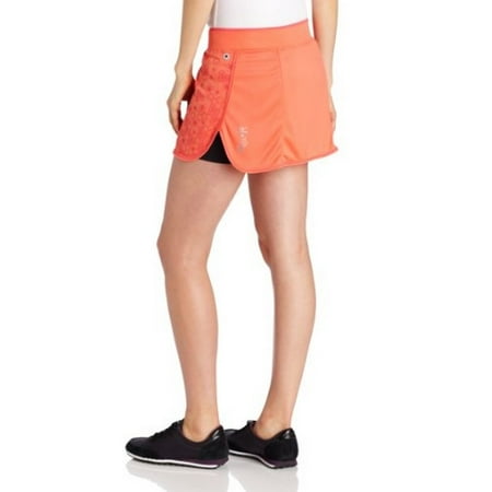 Mizuno Running Women's DryLite Meridian Skirt, Coral/Rouge Red, Small