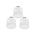 thumbnail image 3 of ievspot 3 Packs Garden Cloche Dome Plant Bell Protector Covers with 9 Pcs Ground Securing Pegs for Frost Freeze Cold Plant Protection, 3 of 3