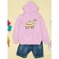 thumbnail image 3 of Smartprints Toddlers Graphic Hoodie - Turtle With A Hat - Casual Fit Cotton Blend, 3 of 4
