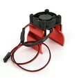 thumbnail image 3 of Ventilador De Refrigeración De Motor RC, Pieza De Repuesto De Alta Conductividad Térmica, Ventilador De Refrigeración RC De Aleación De Aluminio Para Coche Traxxas 1/10 RC YLSHRF Rojo, 3 of 8