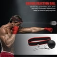 thumbnail image 3 of React Ball Muay Thai Boxeo Fitness Speed Velocidad Entrenamiento Enfoque Y Coordinación Ojo Manual Con Banda para La Cabeza Ajustable El MMA Adultos/niños, 3 of 9