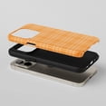 thumbnail image 2 of Plaid Pattern For All iPhone Series Protective Phone Case Geometric Orange, 2 of 7