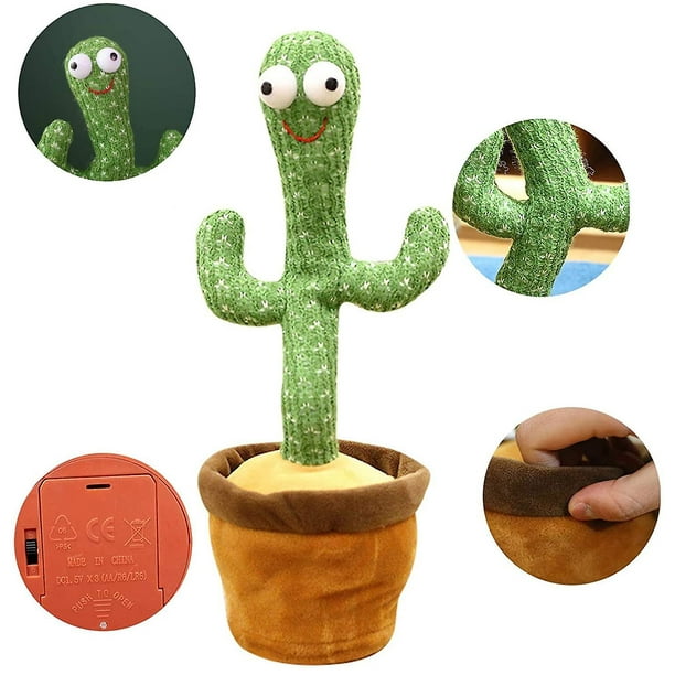 Cactus bailarn, juguete de cactus que habla repite lo que dices Sincero  Hogar | Walmart en lnea