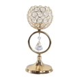 thumbnail image 1 of Portaves de cristal de té ligero candebro boda banquete hogar ornamentos Zulema Candelero de cristal, 1 of 8