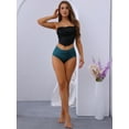 thumbnail image 5 of Unique Bargains Women's Full Coverage Mid-Waisted Briefs Underwear Large Dark Blue, 5 of 6
