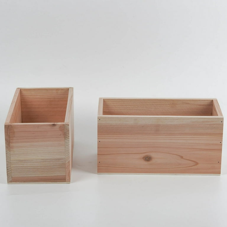 Wooden Flower Boxes Centerpieces