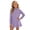 Purple, variant on Gaexia Girls Dresses Hooded Sweatshirt Dress Ruffle Pullover Knit A Line Dress Toddler Kids Fall Casual School Outdoor Daily Wear Soft Comfortable Clothing