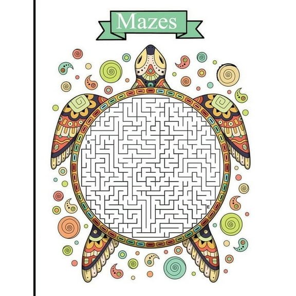 mazes : maze runner book 2 paperback school zone maze book maze learning activity book for kids ages 6-9 maze book toddler children s book of mazes (Paperback)