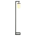 thumbnail image 2 of Evelyn&Zoe Shiloh 68" Tall Floor Lamp with Glass Shade, Blackened Bronze/White Milk, 2 of 7