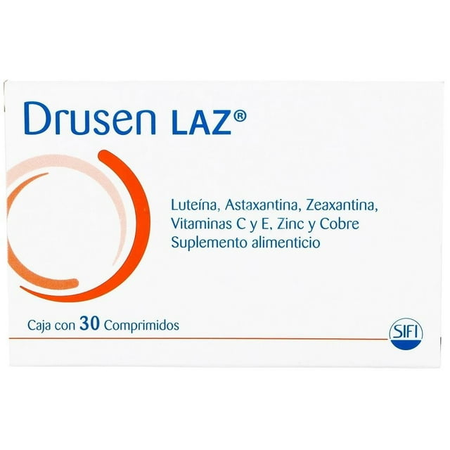 Suplemento Alimenticio Drusen Laz 30 Comprimidos