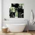 thumbnail image 5 of Wall Art Prints, Sage Green Black Framed Canvas Prints for Bedroom Living Room Bathroom Office, Modern Abstract Art Botanical Gallery Wrap Wall Art Poster for Gifts Home Decor 24"x24", 5 of 9