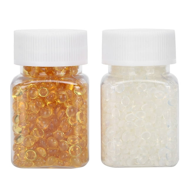 Gránulos de queratina para extensiones de cabello, pegamento para extensiones de fusión en caliente, accesorio de 50 g x 2 botellas