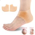 thumbnail image 4 of Heel Protector Sleeve, Non-Hole, Nude - Perforated Moisturizing Heel Protector Socks for Dry Cracked Feet, Men & Women, Foot Masks Easter Mother'S Day Base Care, 4 of 5