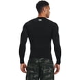 thumbnail image 3 of Camiseta Under Armour Armour HeatGear Compression para hombre, color blanco y negro, 3 of 4