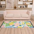 thumbnail image 2 of Yayeee Runner Rug for Bedroom 2'x6' Machine Washable Hallway Non Slip Mat, Blue Floral Wave, 2 of 8