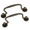 thumbnail image 5 of Uxcell Door Metal Retro Style Pull Handle 0.14" Hole Diameter 2 Pack, 5 of 5